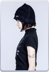 パイルファーリーキャップ/ ブラック – chloma - official web store パイルファーリーキャップ/ ブラック – chloma - official web store