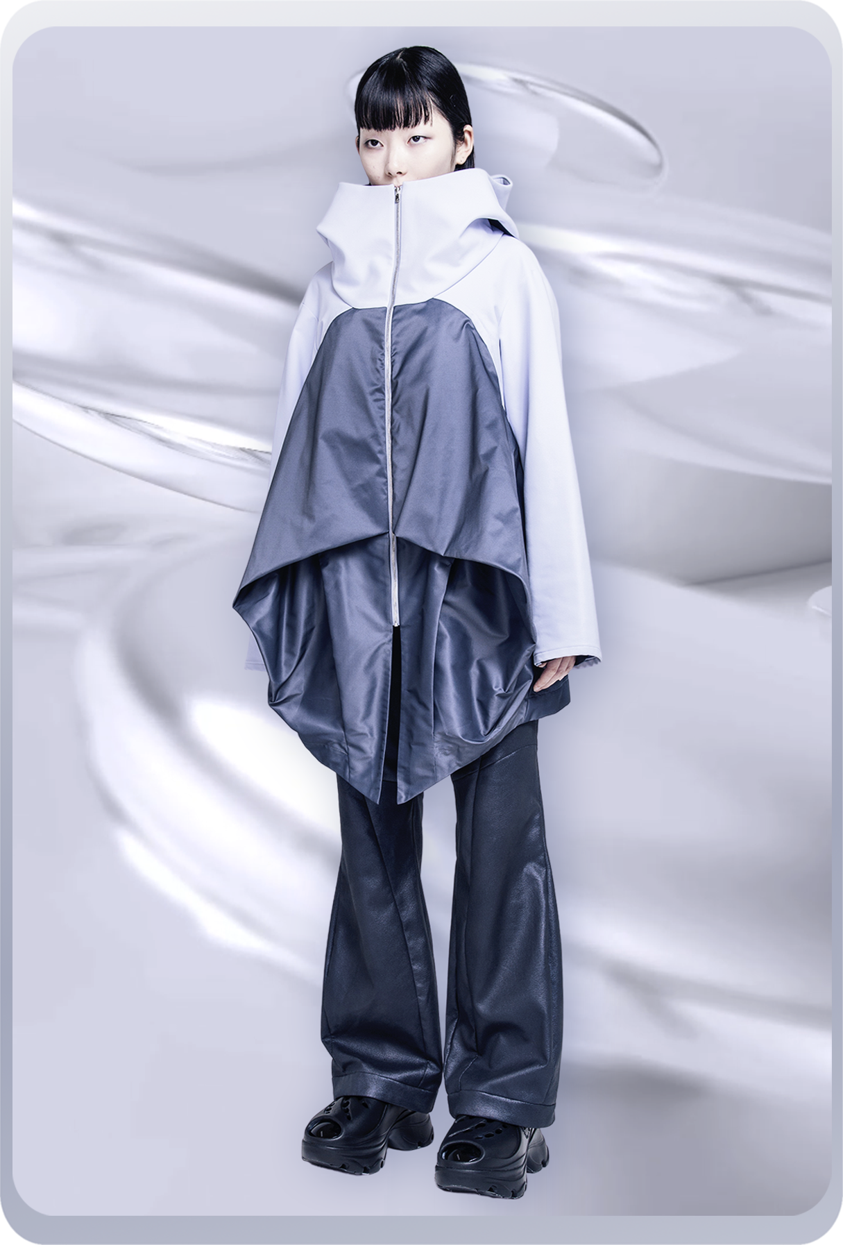 NFコンプレクスパーカー / ヘイズ×ネイビー – chloma - official web store NFコンプレクスパーカー / ヘイズ×ネイビー – chloma - official web store