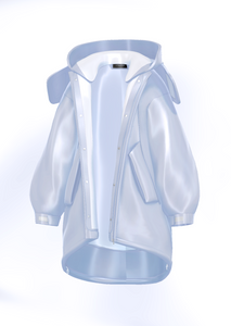[3Dmodel] Shelter Coat / aqua silver