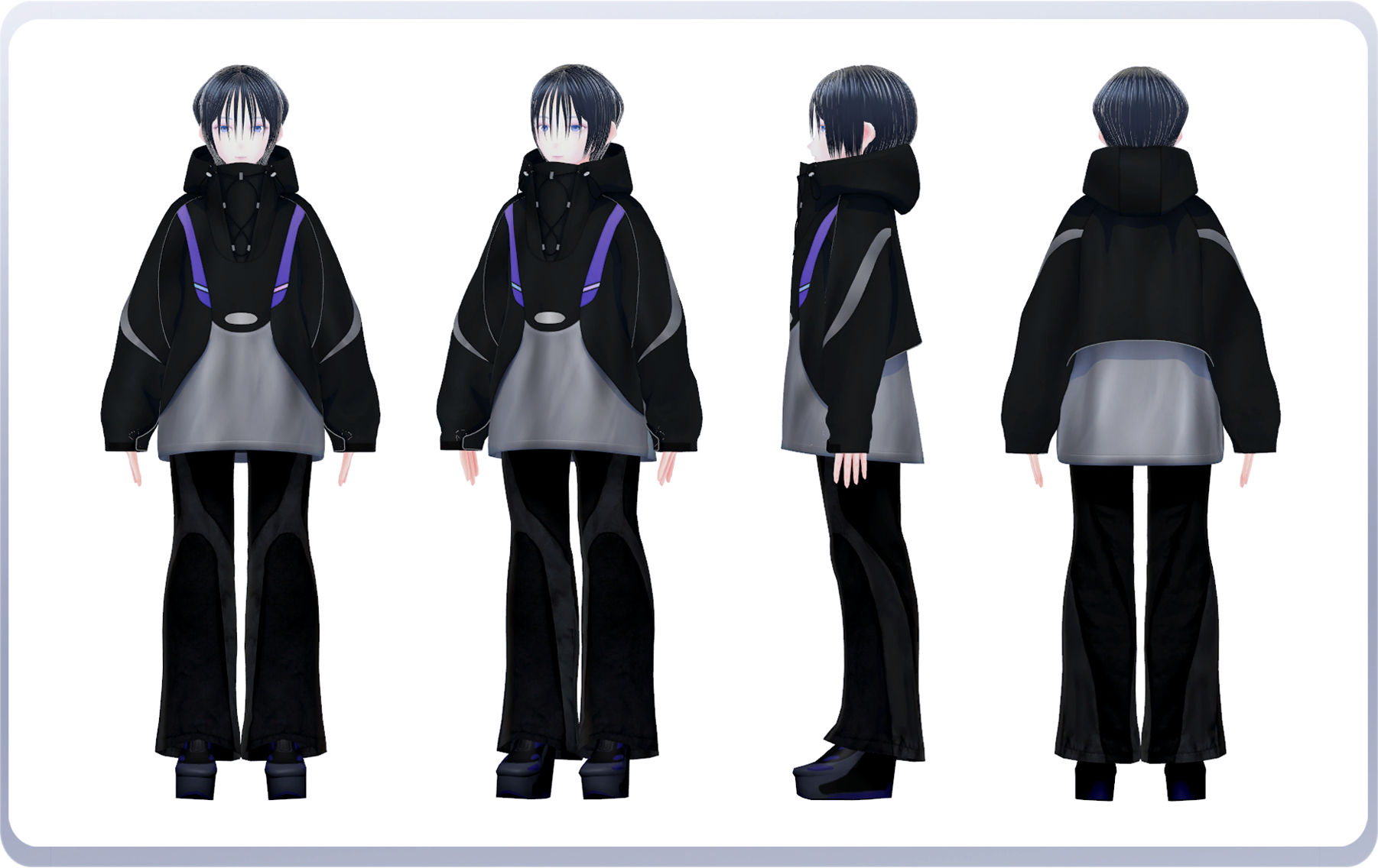 chloma クロマ ナイロンフーディー y2k archive opium chloma クロマ ナイロンフーディー y2k archive opium
