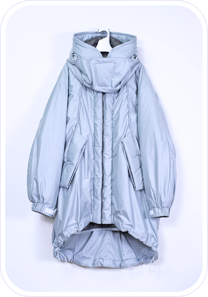 再販] SHELTER COAT / silver – chloma - official web store