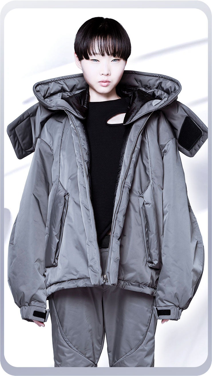 clhloma シェルターコート シェルターコート :ショートモデル / スチールグレイ – chloma - official web store