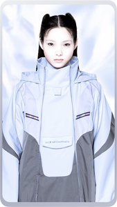 Y2Kアノラック :divisionモデル / ペールブルー×スチールグレイ – chloma - official web Y2Kアノラック :divisionモデル / ペールブルー×スチールグレイ – chloma - official web