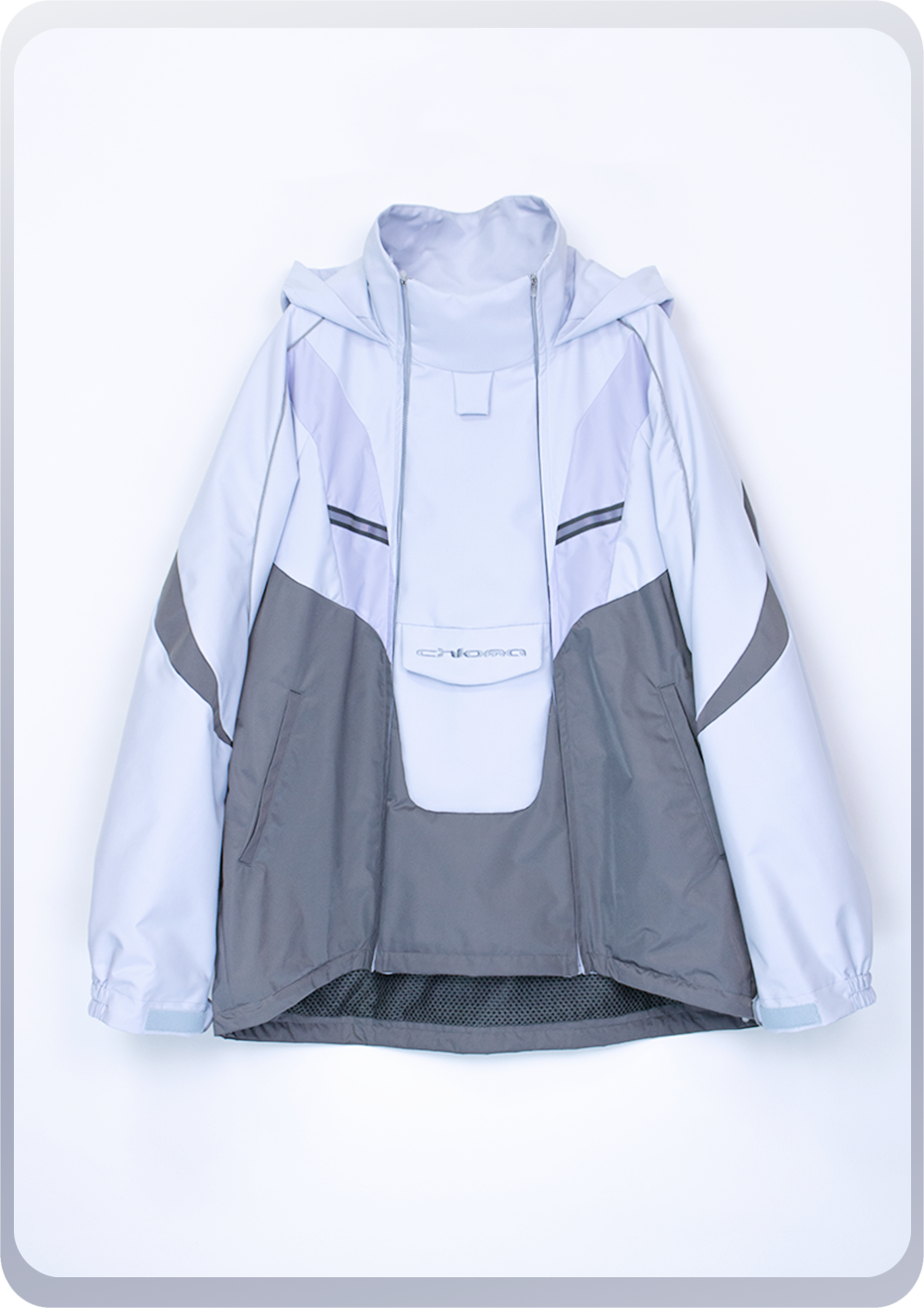 Y2Kアノラック :divisionモデル / ペールブルー×スチールグレイ – chloma - official web Y2Kアノラック :divisionモデル / ペールブルー×スチールグレイ – chloma - official web